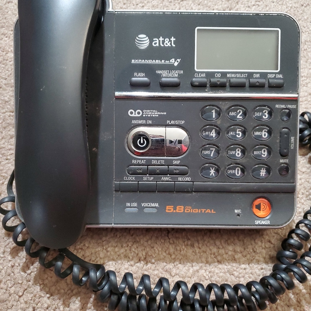Retro Landline at&t house phone w power cord